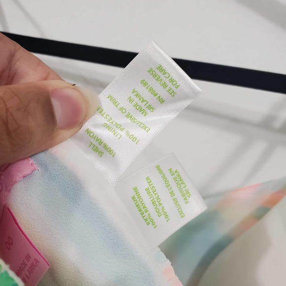 Lilly Pulitzer Linnea Top Blouse Cropped Sleeveless Peplum Cami Women's Size XXS - Picture 12 of 12